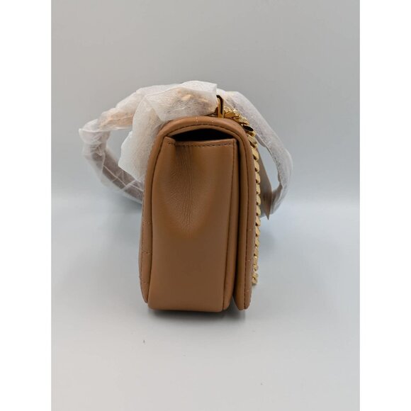 Burberry Small Lola Lambskin Quilted Exploded Check Chain Bag Marple Bro… - Picture 4 of 16